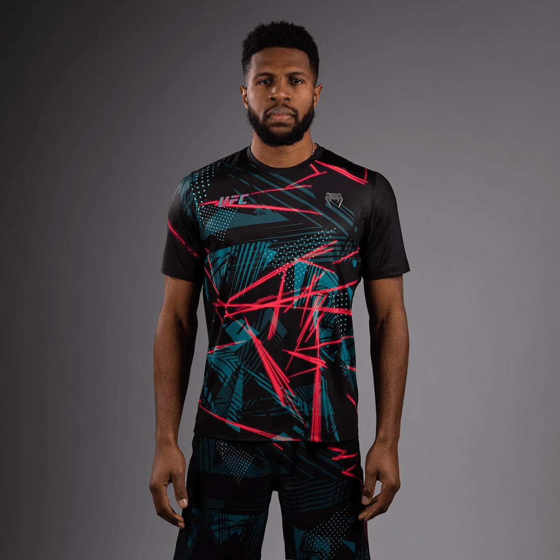 UFC Fusion By Venum Miami Edition Fight Week Men’s Dry-Tech T-Shirt - Black