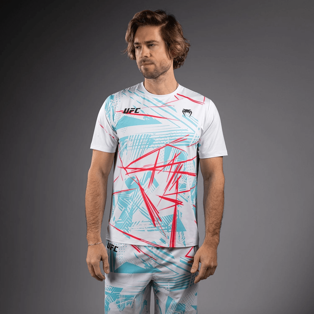 UFC Fusion By Venum Miami Edition Fight Week Men’s Dry-Tech T-Shirt - White