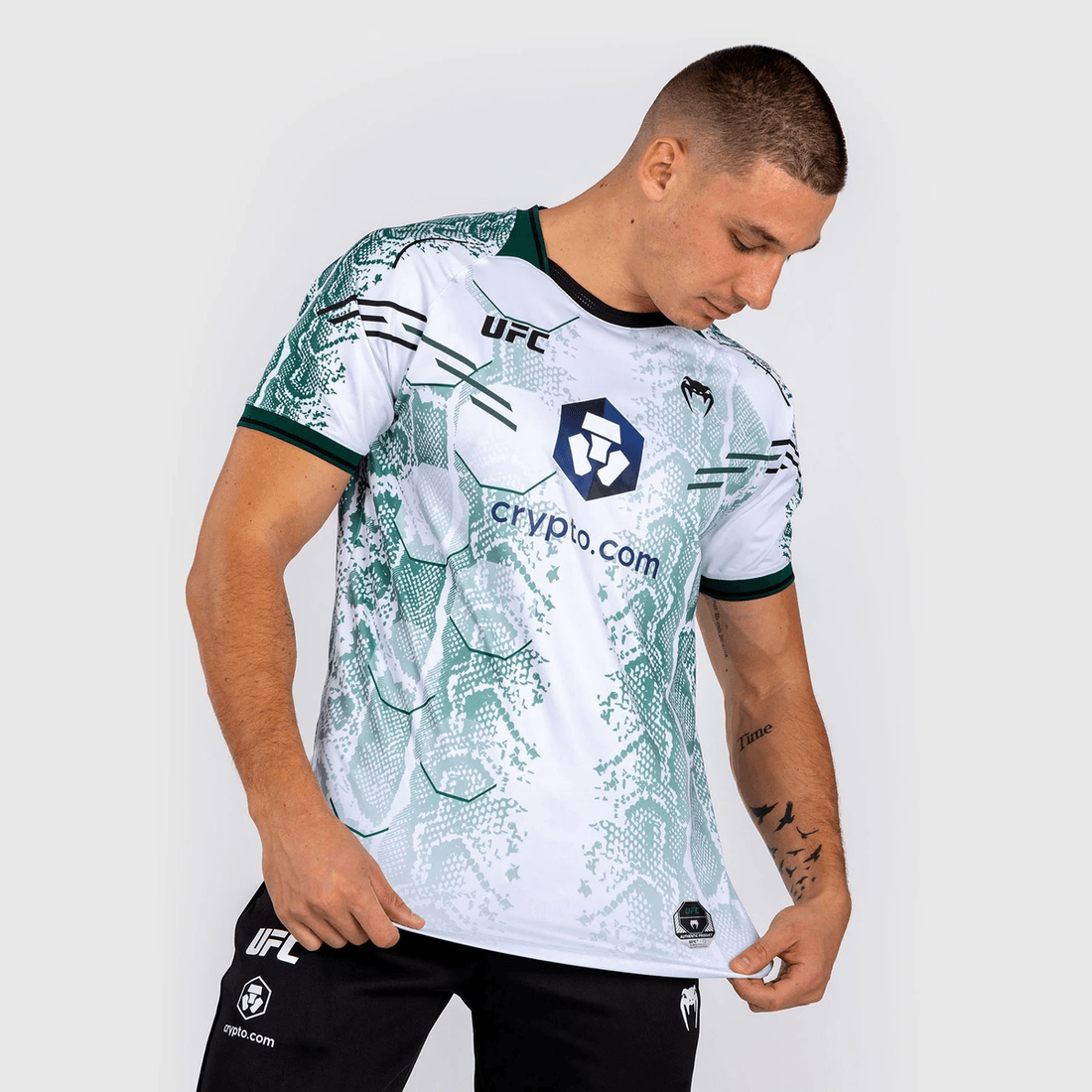 UFC Adrenaline by Venum Authentic Fight Night Men’s Jersey - Emerald Edition - White/Green