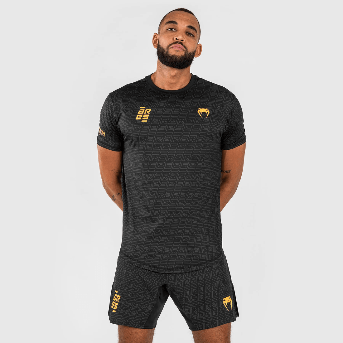 Venum x Ares Men’s Dry-Tech Shirt - Black/Gold