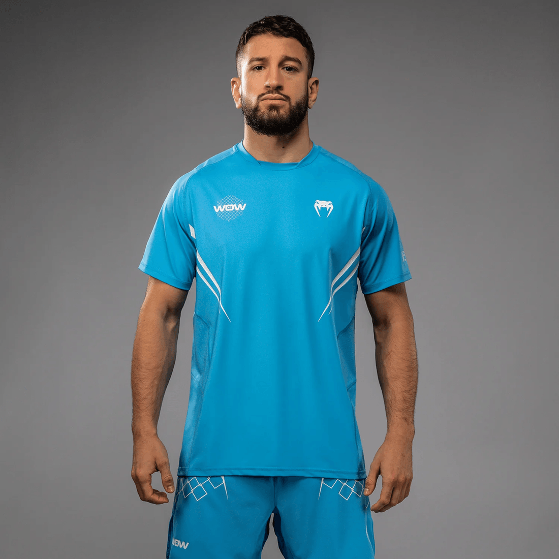 Venum x WOW FC Dry-Tech T-Shirt - Pacific Blue