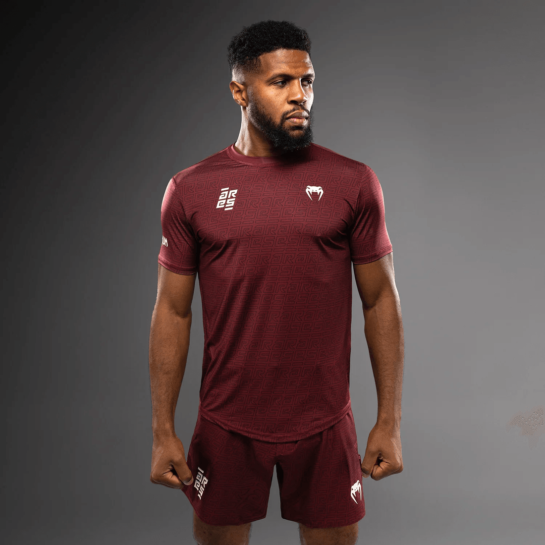 Venum x Ares Men’s Dry-Tech Shirt - Burgundy