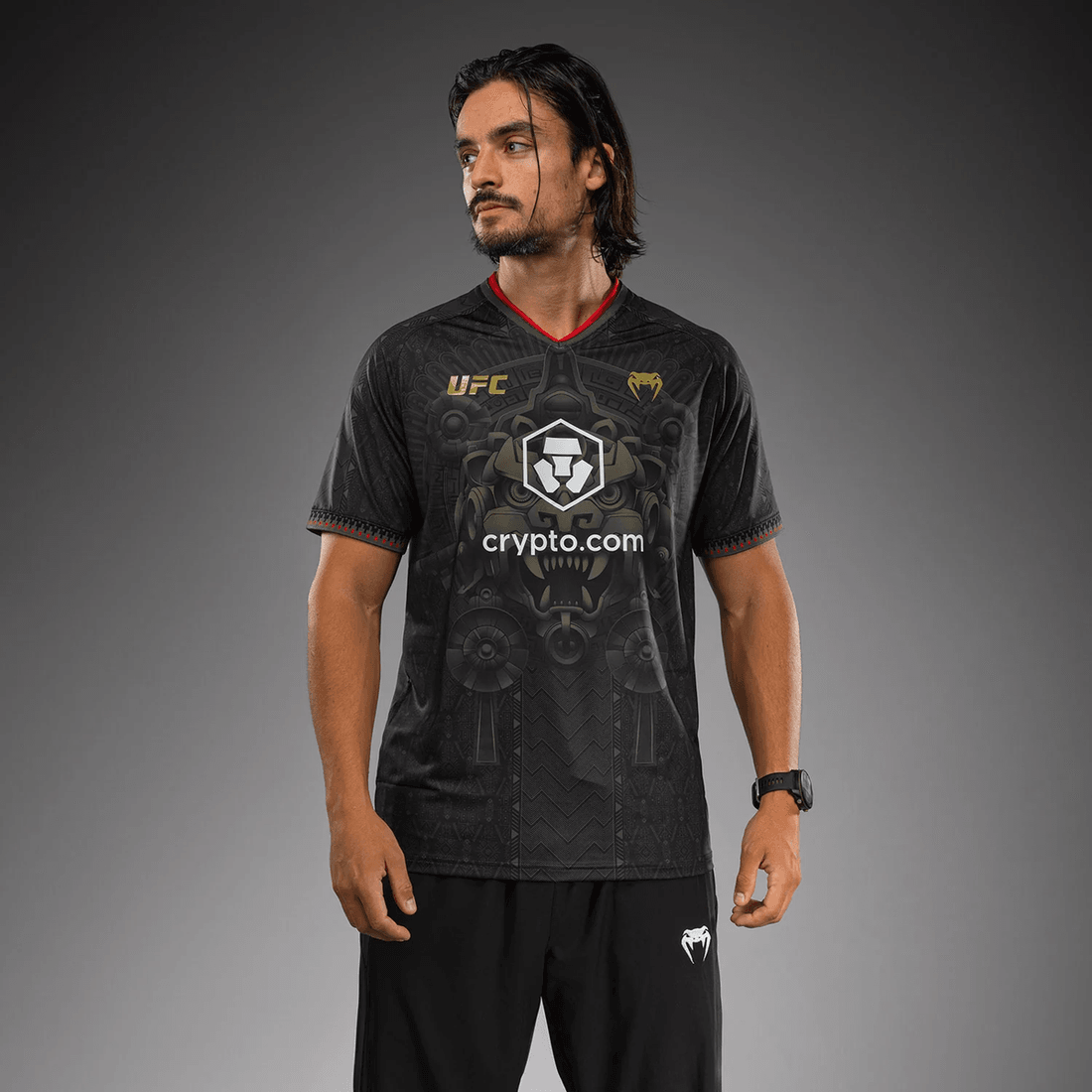 Men’s Noche UFC 2.0 by Venum Black Authentic Fight Night Walkout Jersey