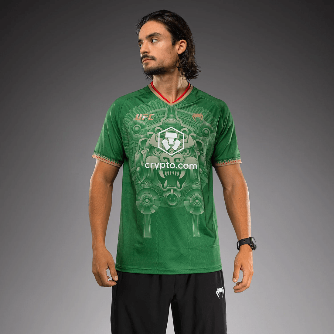 Men’s Noche UFC 2.0 by Venum Green Authentic Fight Night Walkout Jersey