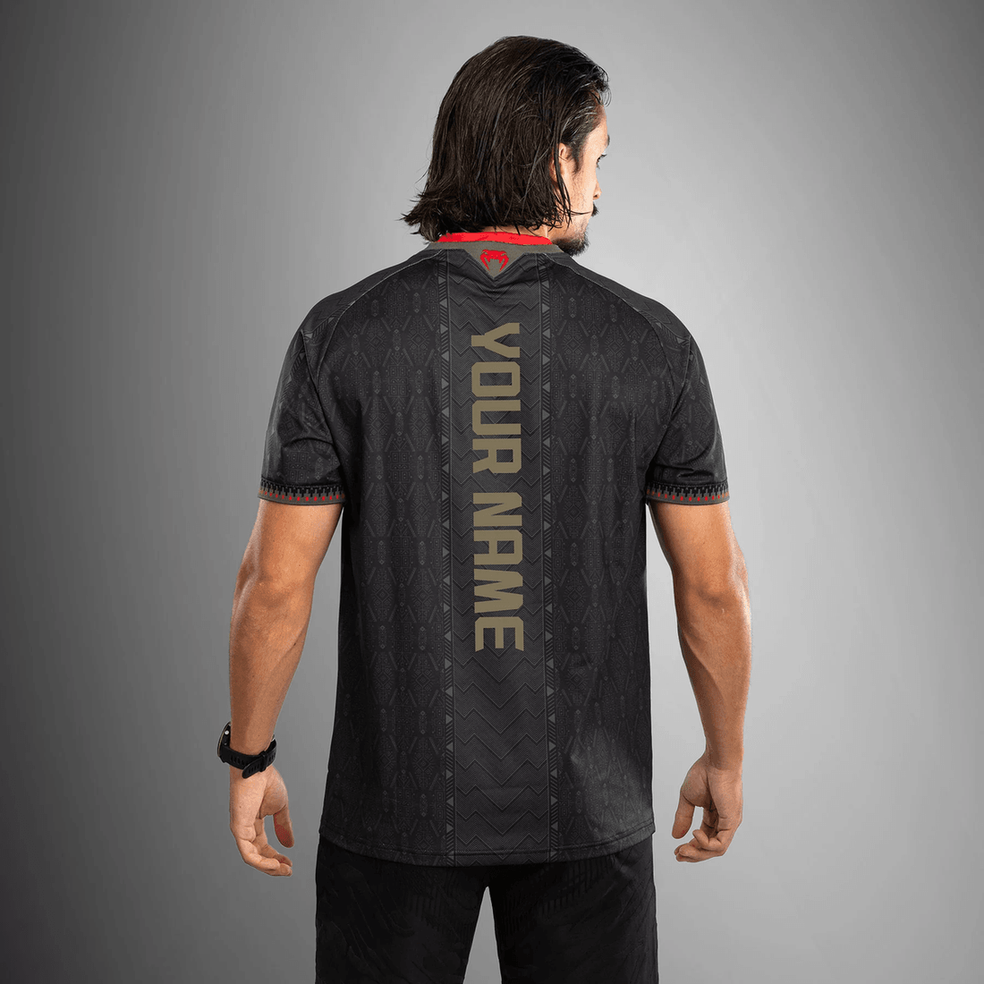 Men’s Noche UFC 2.0 by Venum Black Authentic Fight Night Walkout Personalized Jersey