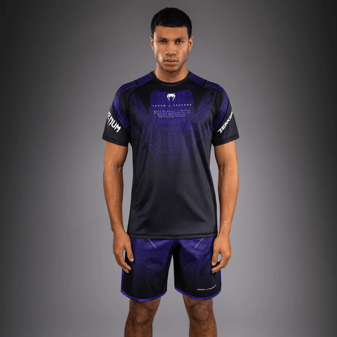 Venum x TEKKEN 8 Dry-Tech T-Shirt - Kazuya - Black/Purple