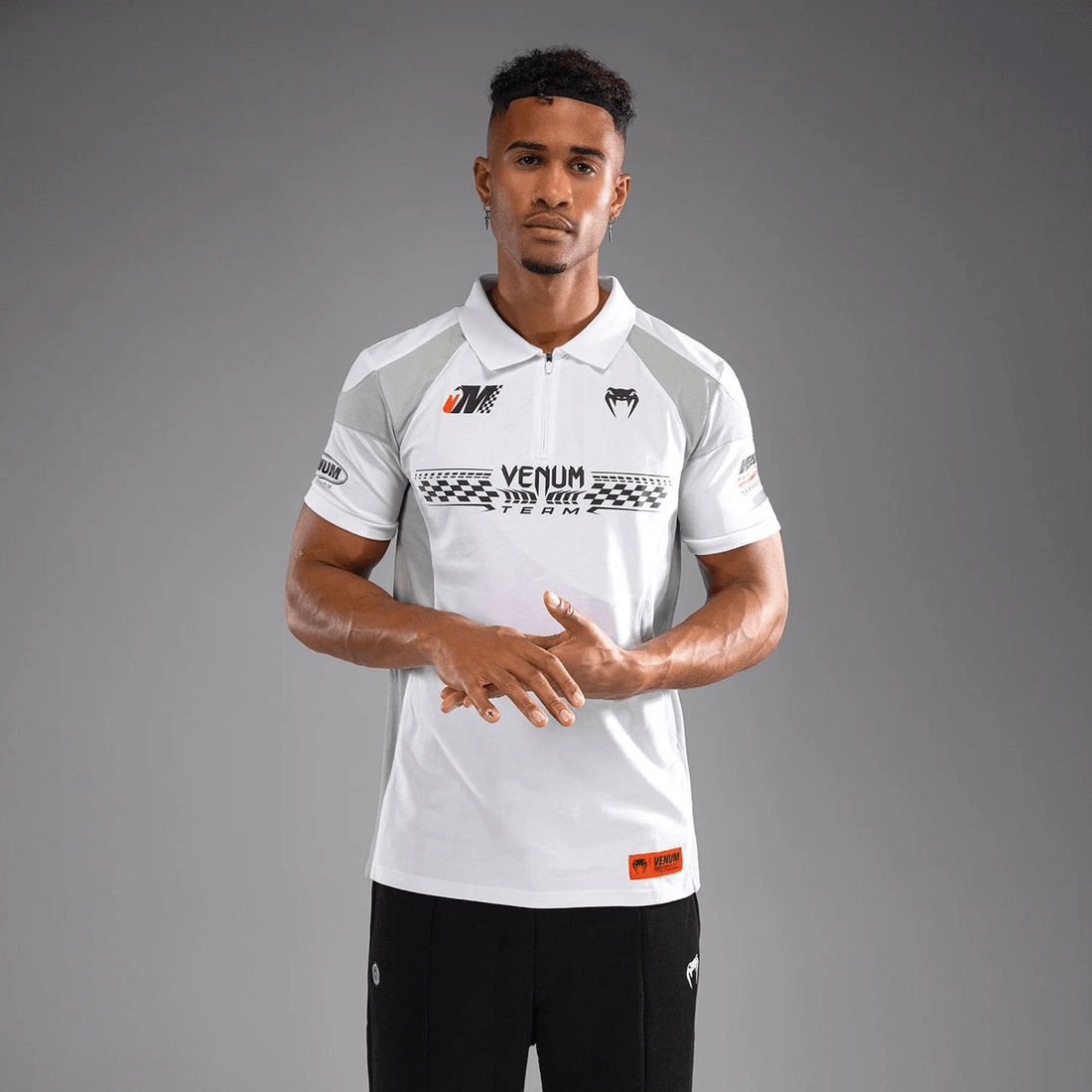 Venum Motorsport Cotton Polo - Snow White