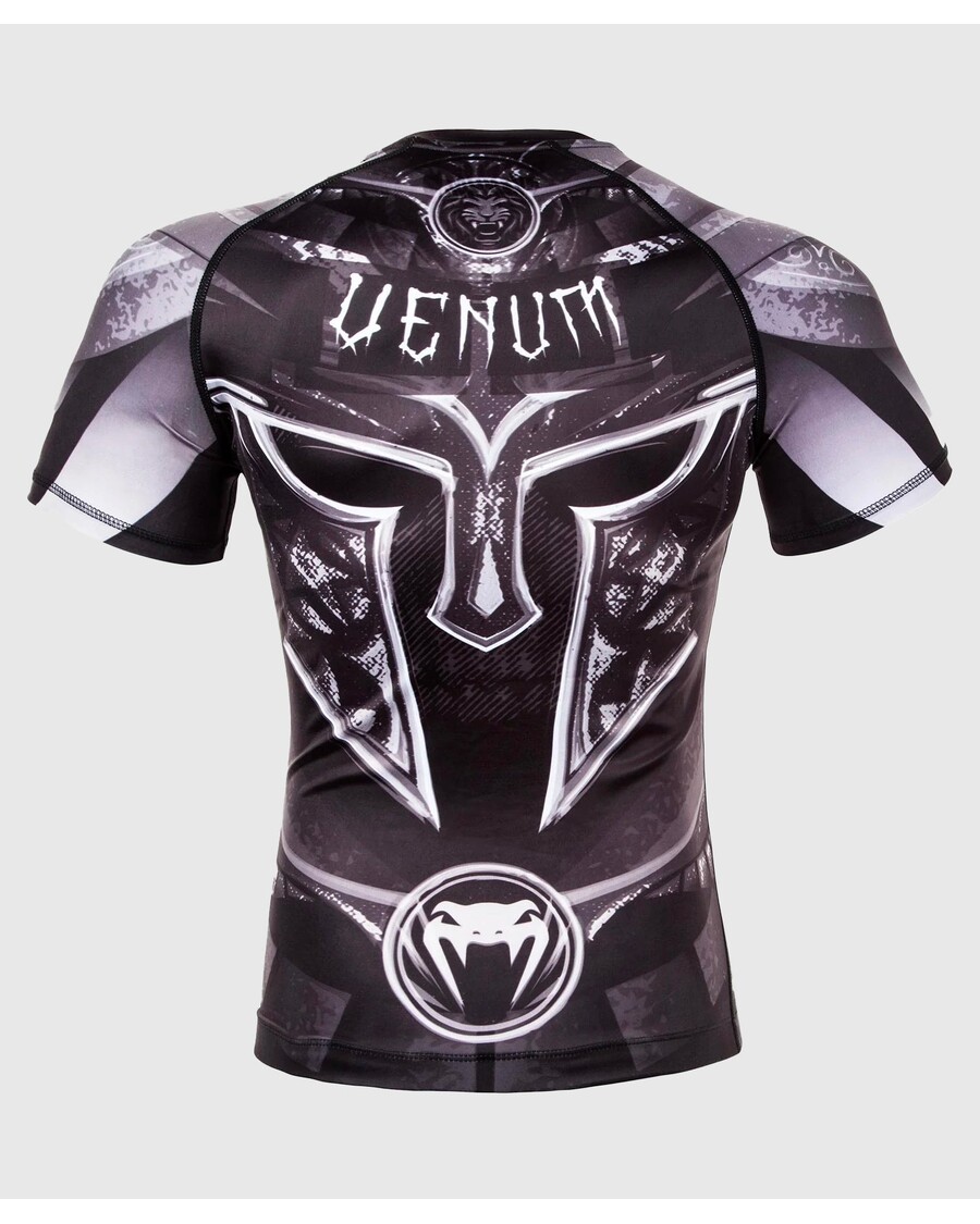 Venum グラディエーター 3.0 ラッシュガード - ブラック/ホワイト - 半袖