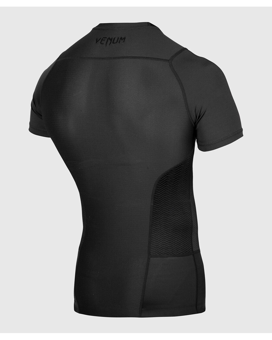 Venum G-fit Rashguard - Korte Mouwen - Zwart
