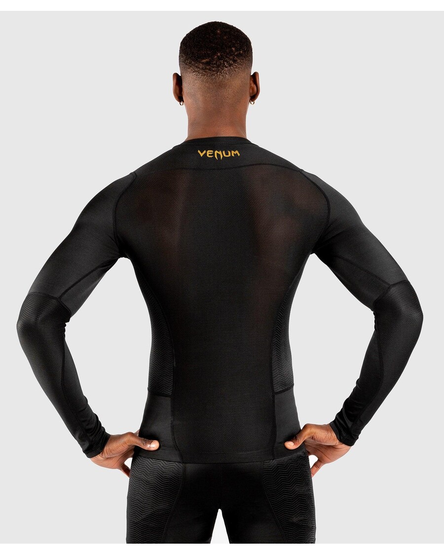 Venum G-fit Rashguard - שרוולים ארוכים - שחור/זהב