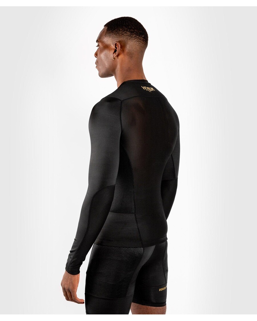 Venum G-fit Rashguard - שרוולים ארוכים - שחור/זהב