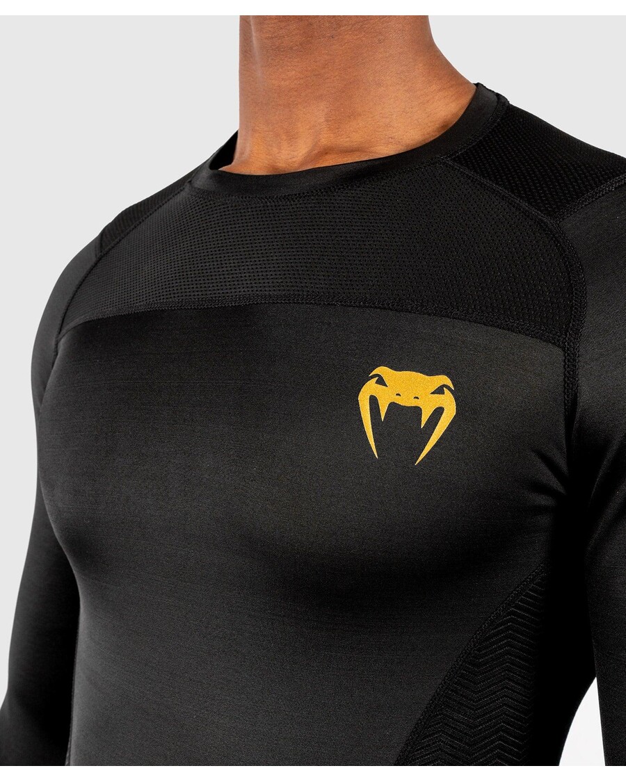 Venum G-fit Rashguard - שרוולים ארוכים - שחור/זהב