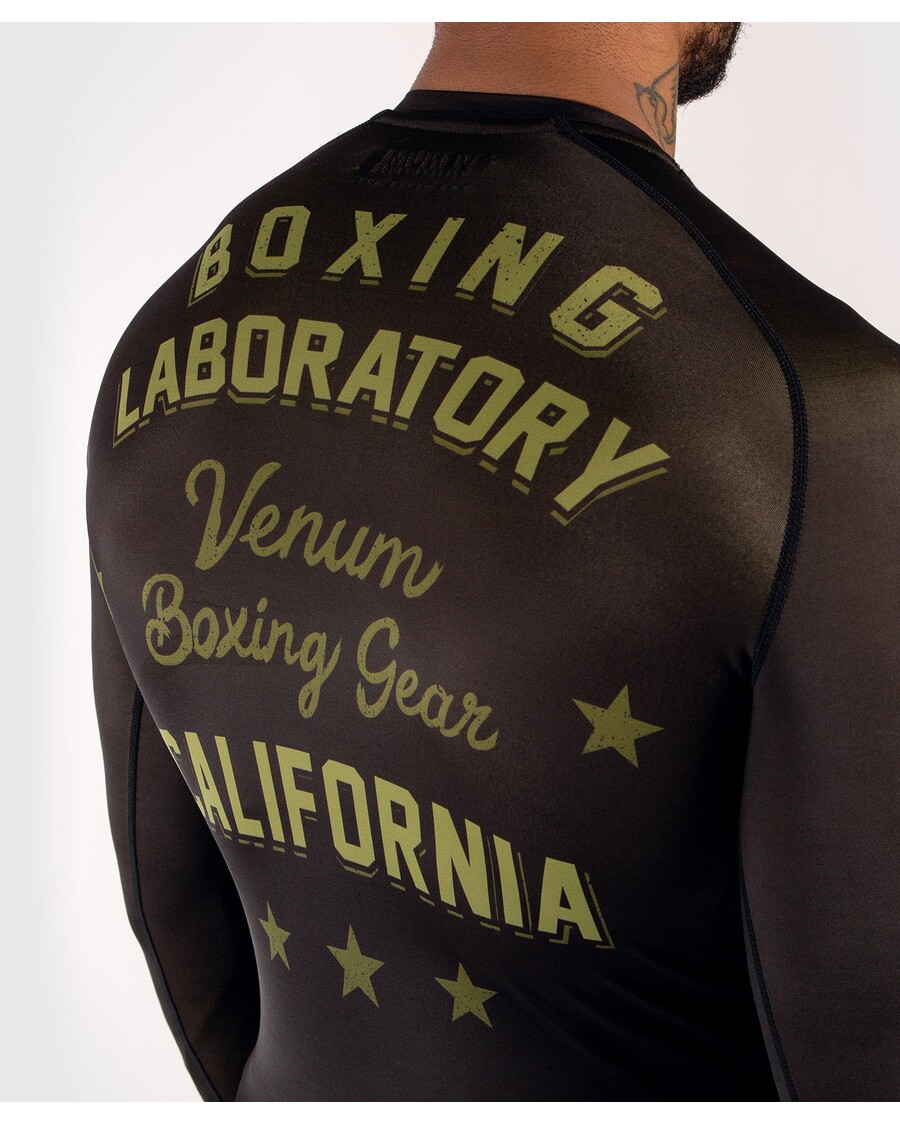 Venum Boxing Lab ラッシュガード - 長袖 - ブラック/グリーン
