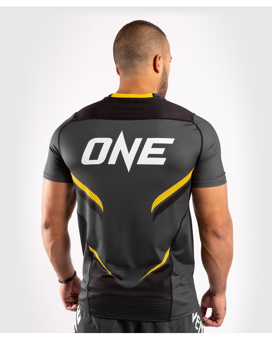 Venum One Fc Impact Dry Tech T-särk - Hall/kollane