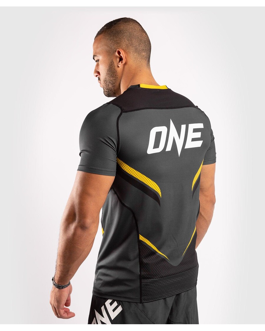 Venum One Fc Impact Dry Tech T-särk - Hall/kollane