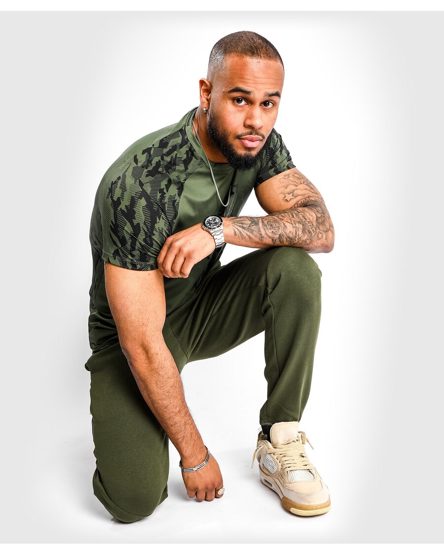 Ufc Venum Authentic Fight Week Pánské Tričko S Krátkým Rukávem - Khaki