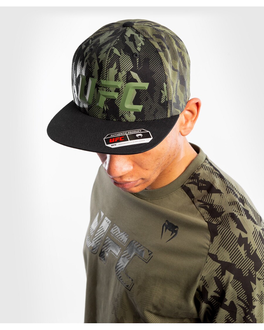 Pánské Tričko S Dlouhým Rukávem Ufc Venum Authentic Fight Week - Khaki