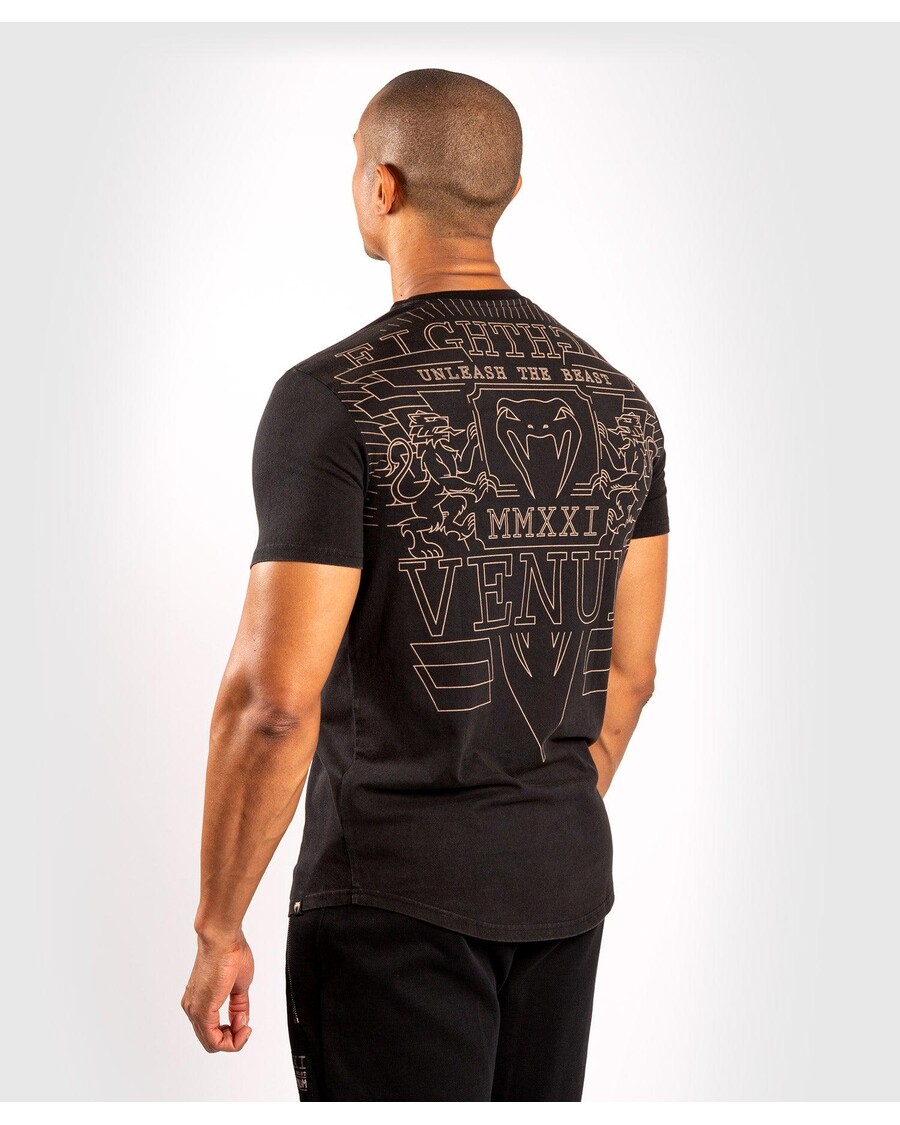 חולצת טי Venum Lions21 - שחור/חול