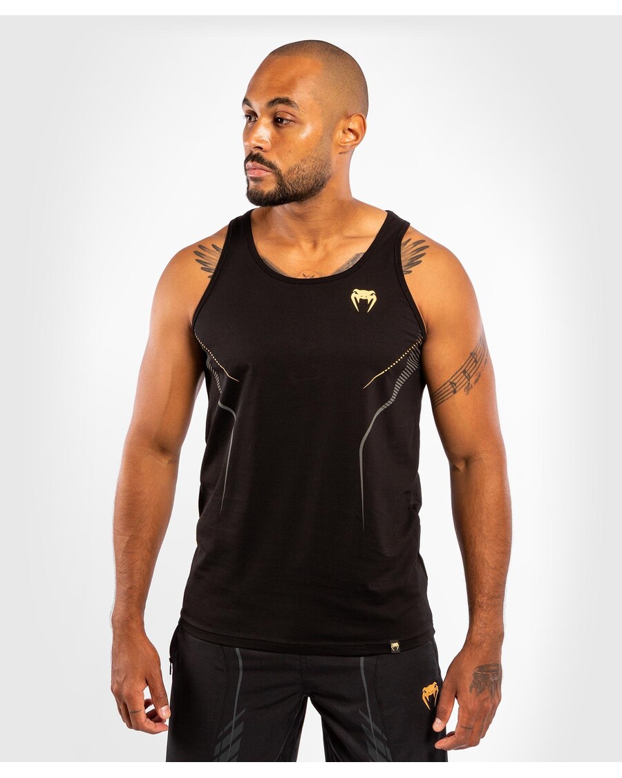 Tílko Venum Atletika - černo/zlatá