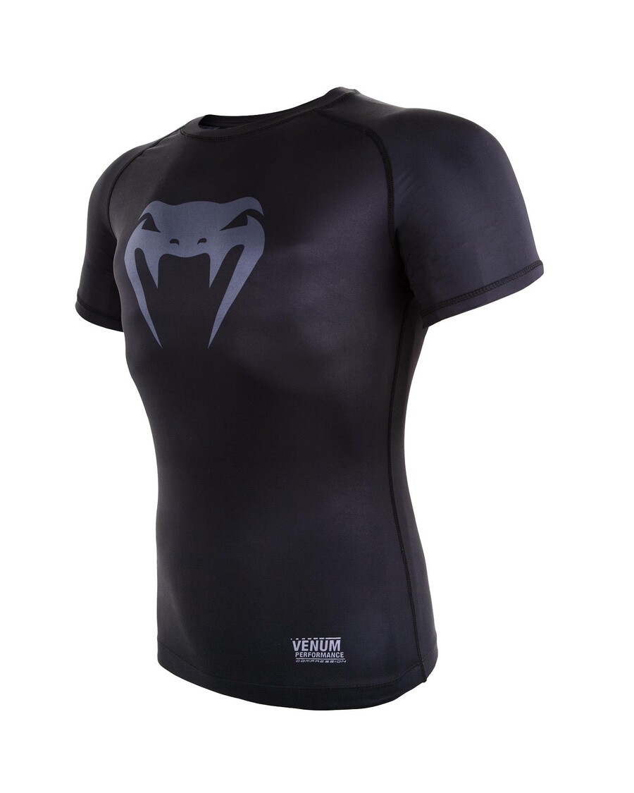Venum Contender 3.0 Kompressioon T-särk - Lühikeste Varrukatega - Must/hall