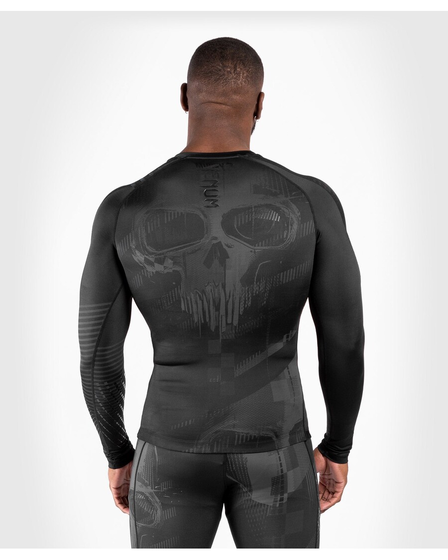 Venum Skull Rashguard - Pikad Varrukad - Must/must