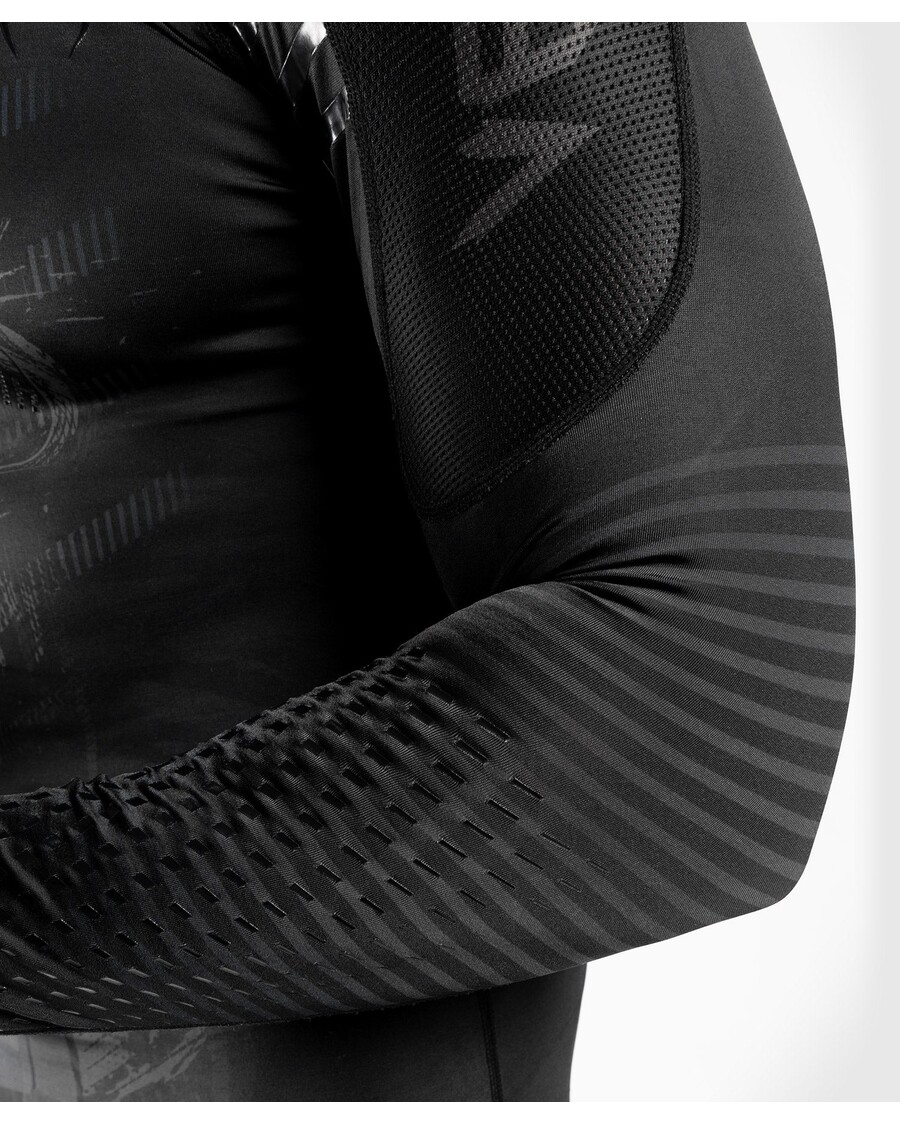 Venum Skull Rashguard - Pikad Varrukad - Must/must