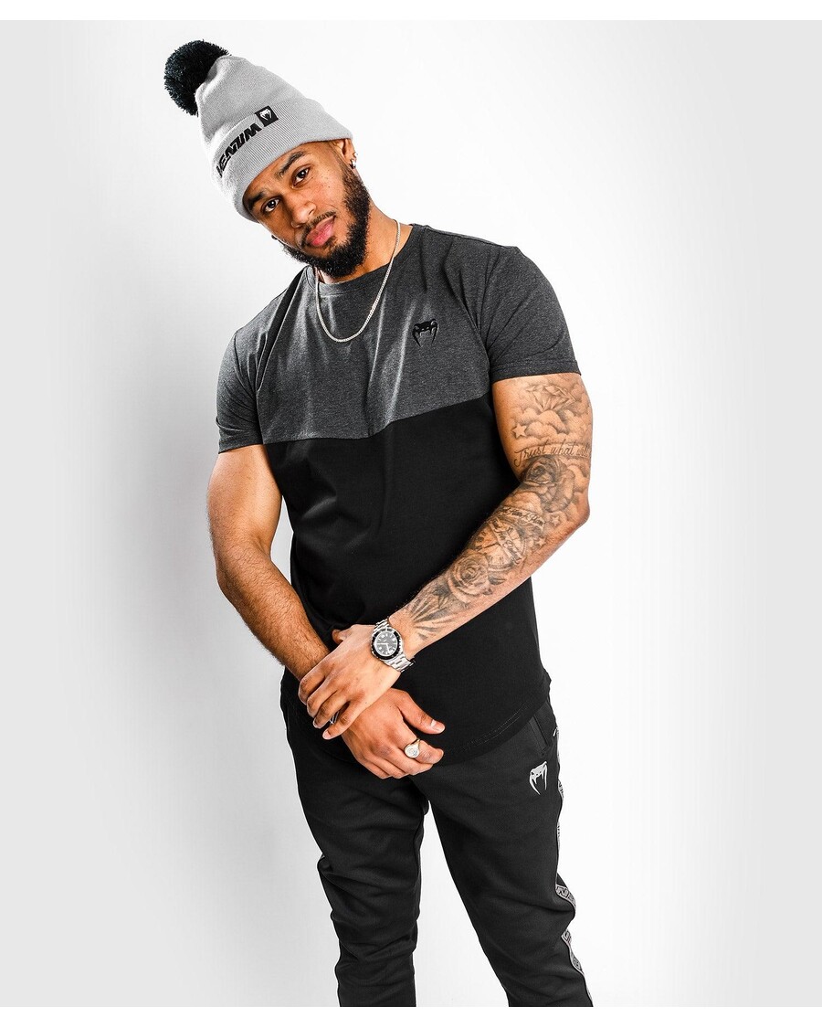 Kaos Laser Venum - Hitam/abu-abu Heather