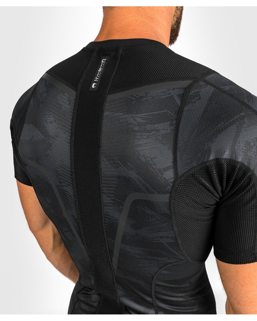 Venum Electron 3.0 Rashguard - Short Sleeves - Black