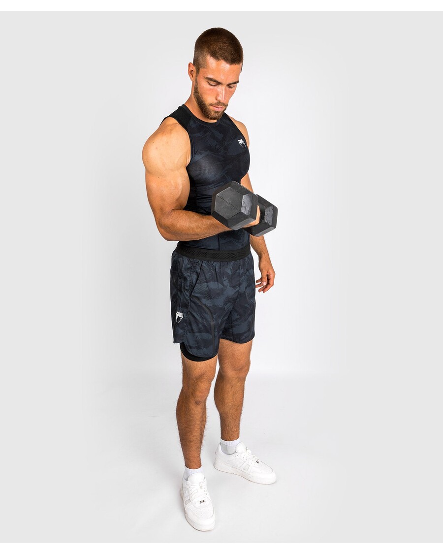 Venum Electron 3.0 Rashguard - Bez Rukávů - černý