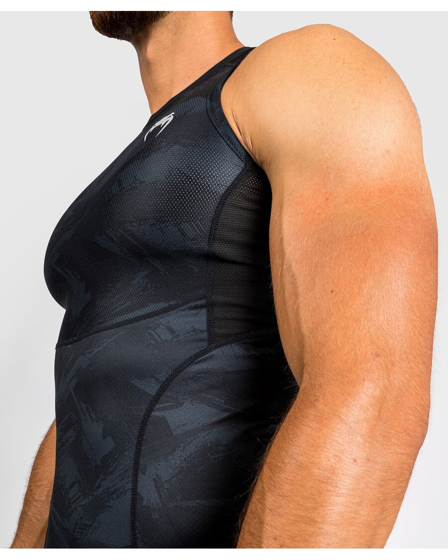 Venum Electron 3.0 Rashguard - Bez Rukávů - černý