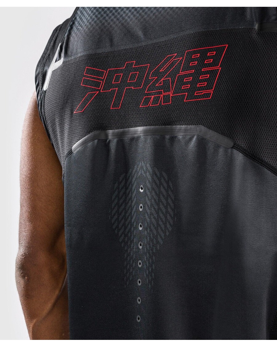 Venum Okinawa 3.0 Dry Tech Tank Top - Must/punane