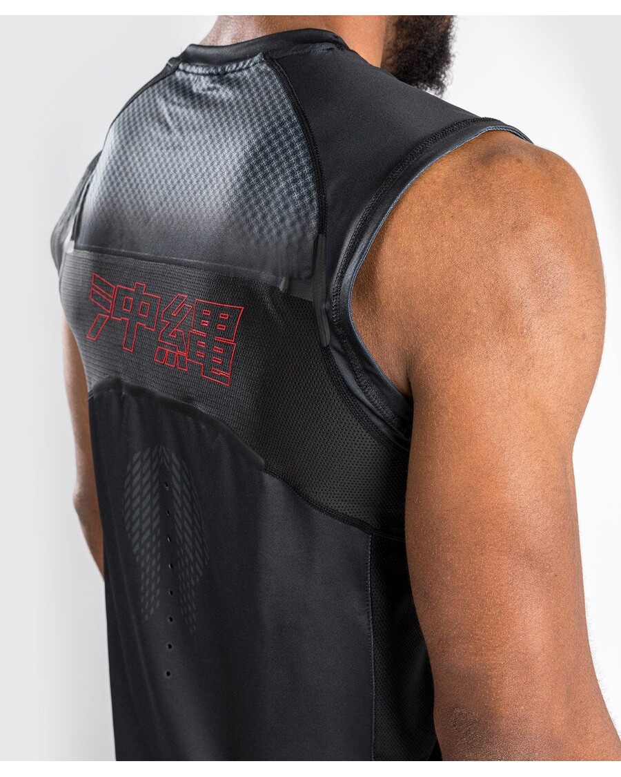 Venum Okinawa 3.0 Dry Tech Tank Top - Must/punane