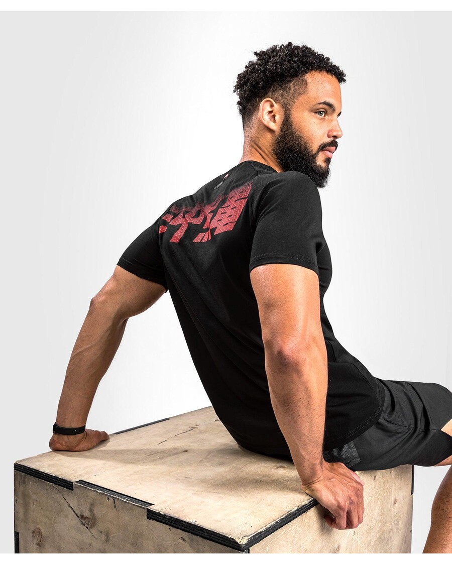 тениска Venum Okinawa 3.0 - черно/червено