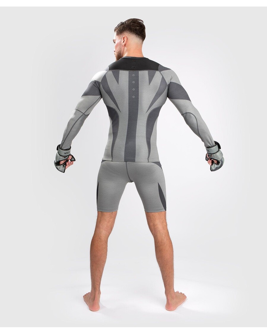 Venum Stone Rashguard - Lange Ermer - Mineralgrønn