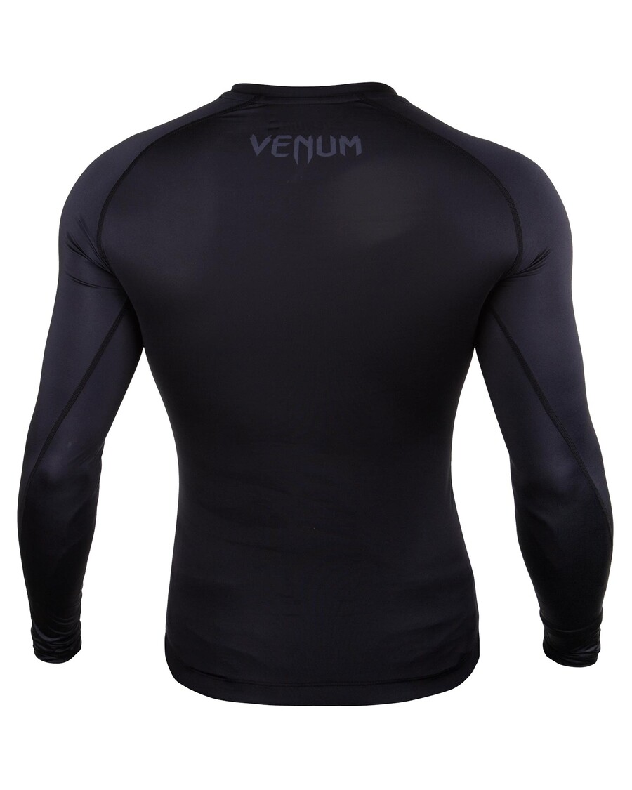 Venum Concurrent 3.0 Compressie-T-shirt - Lange Mouwen - Zwart/grijs