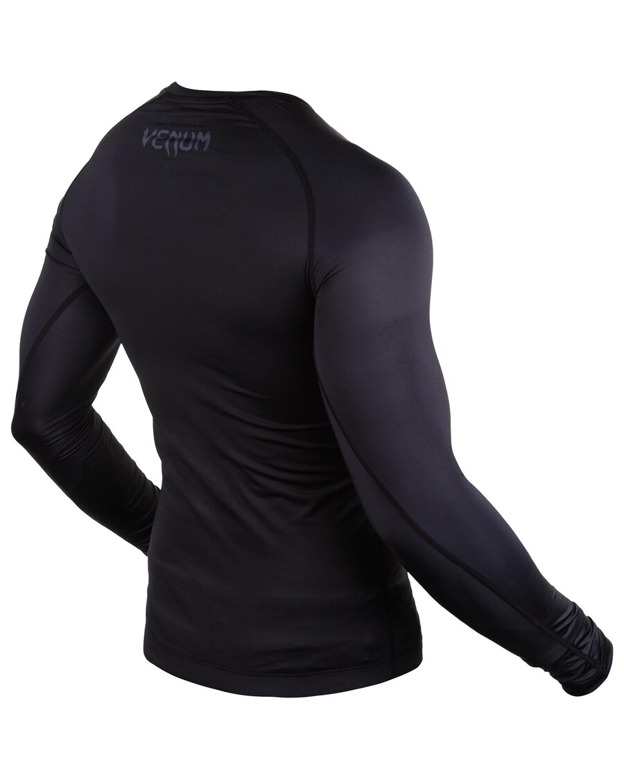 Venum Concurrent 3.0 Compressie-T-shirt - Lange Mouwen - Zwart/grijs