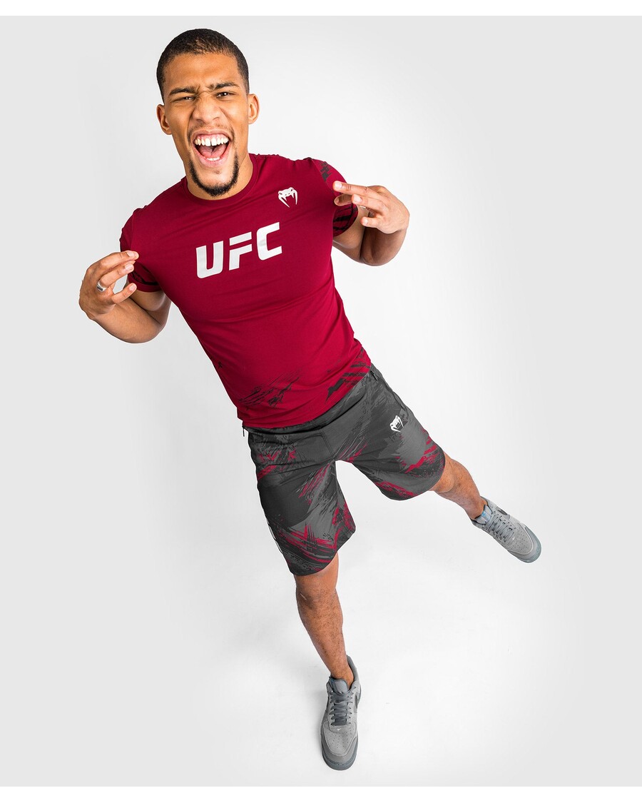 Ufc Venum Authentic Fight Week 2.0 Heren T-shirt Met Korte Mouwen - Rood