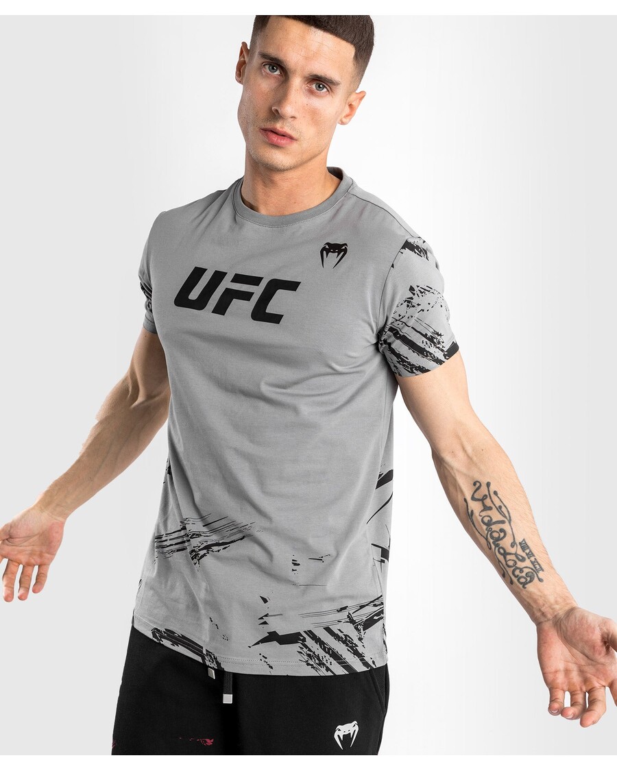 Ufc Venum Authentic Fight Week 2.0 Kortærmet T-shirt Til Mænd - Grå