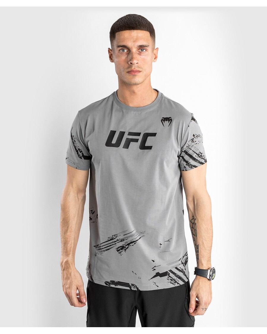 Ufc Venum Authentic Fight Week 2.0 Kortærmet T-shirt Til Mænd - Grå