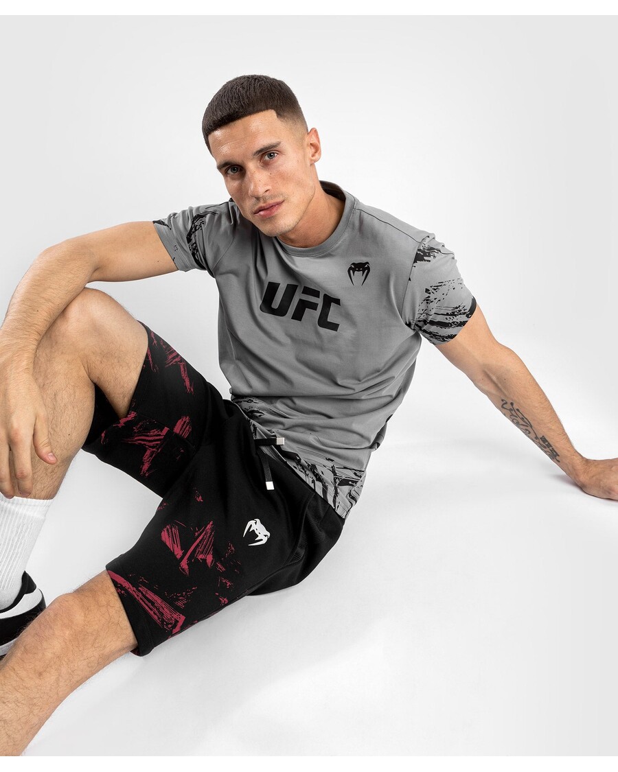 Ufc Venum Authentic Fight Week 2.0 Kortærmet T-shirt Til Mænd - Grå