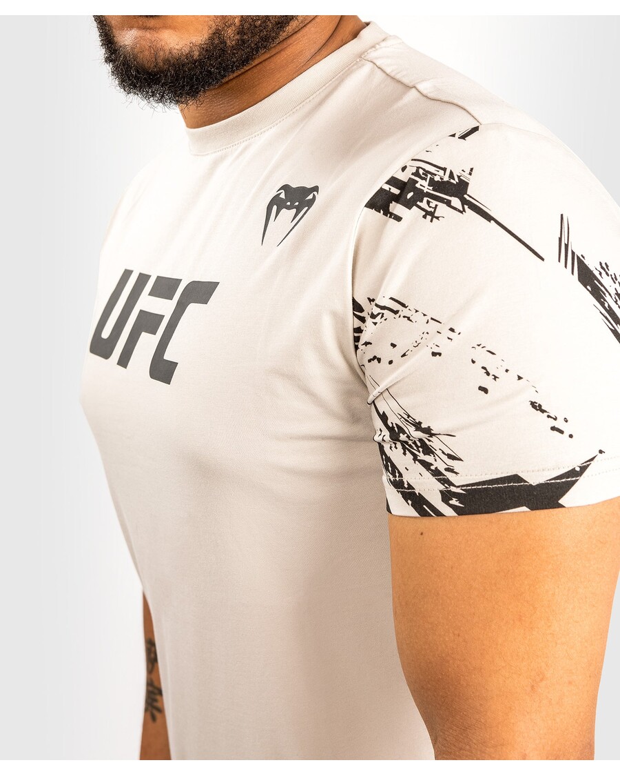 Ufc Venum Authentic Fight Week 2.0 Pánské Tričko S Krátkým Rukávem - Sand