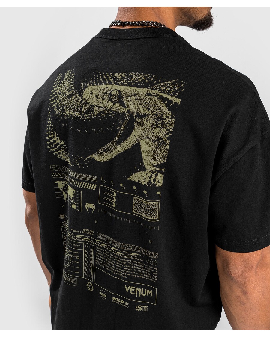 Venum Fangs T-shirt - Oversize Pasform - Sort