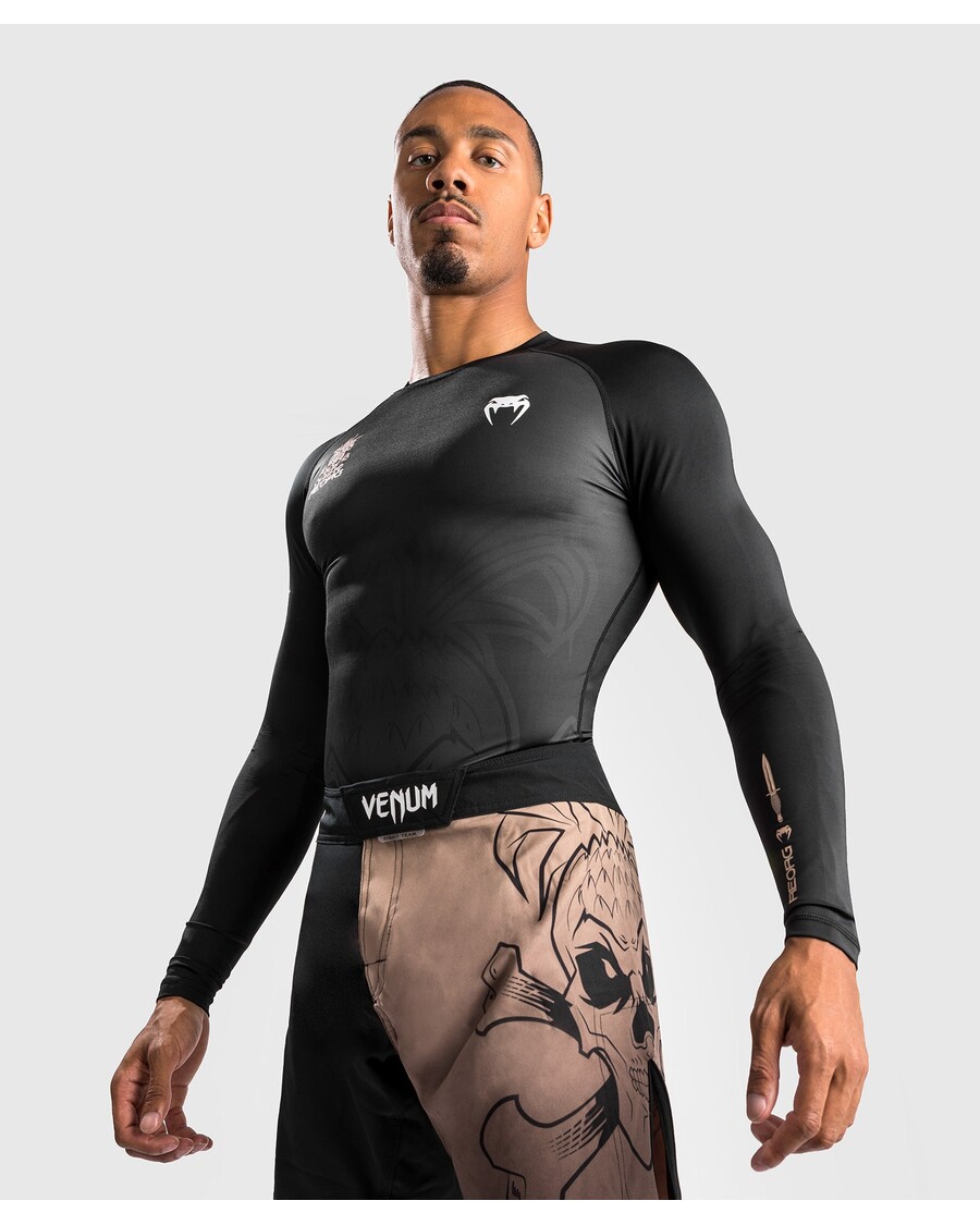 Venum Reorg Rashguard Dlouhé Rukávy - černá