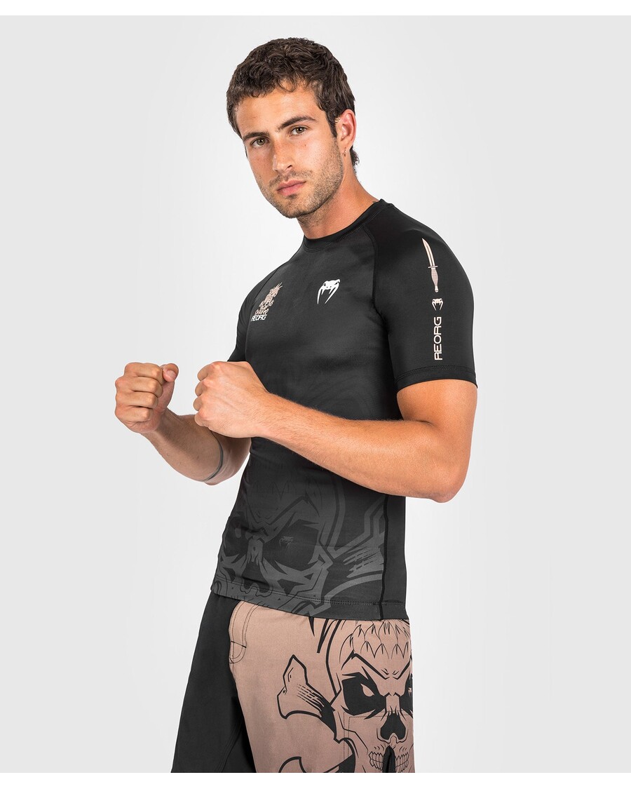 Venum Reorg Rashguard - Korte ærmer - Sort