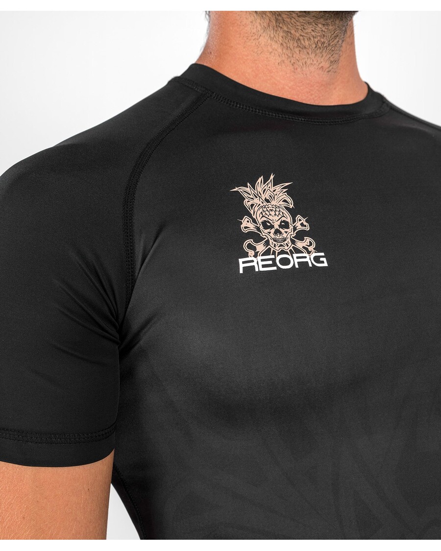 Venum Reorg Rashguard - Korte ærmer - Sort
