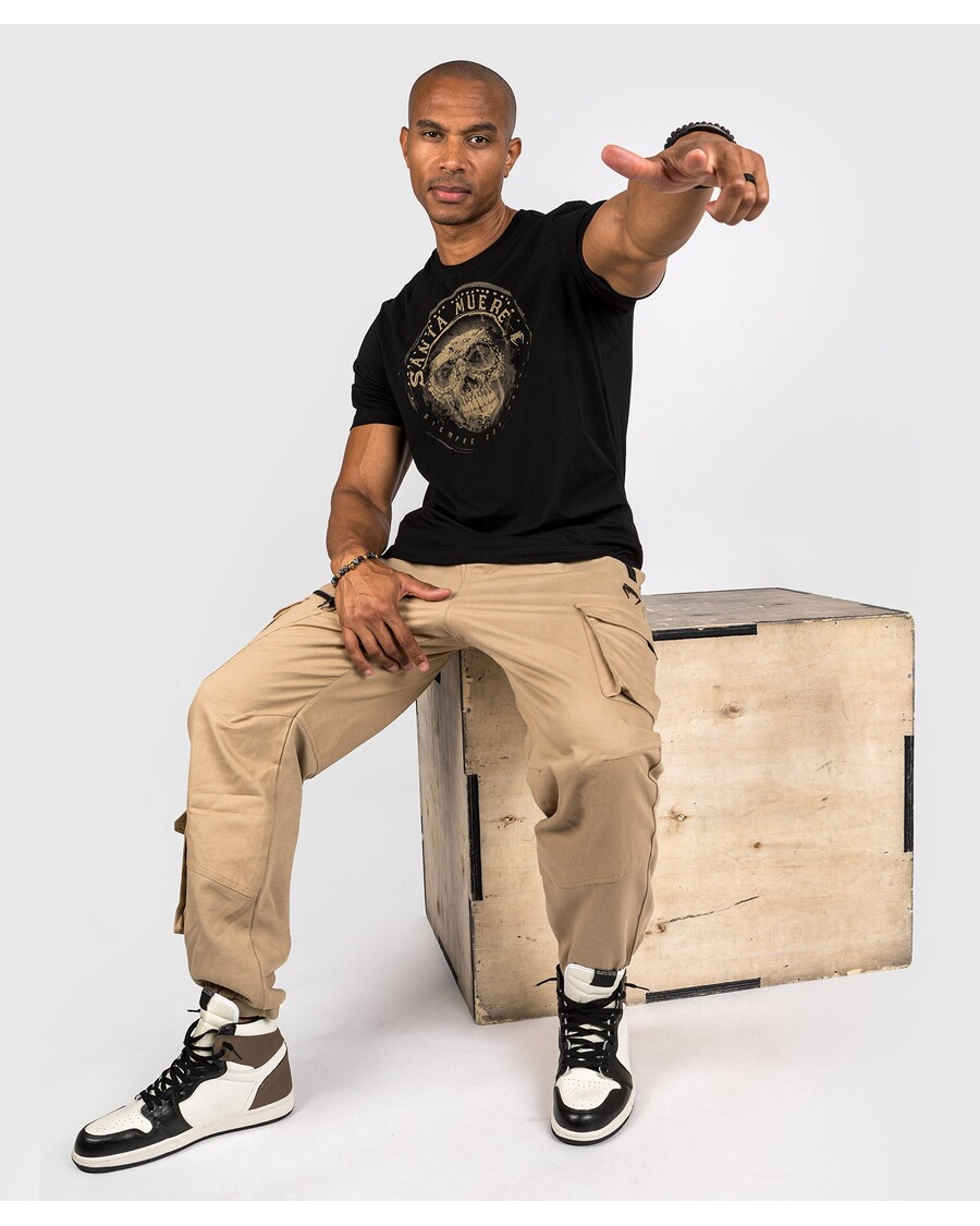 Venum Santa Muerte Dark Side - T-shirt - Zwart/bruin