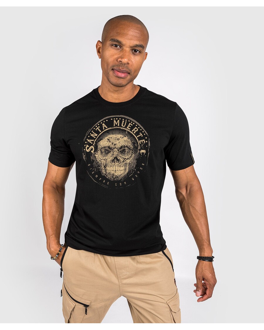 Venum Santa Muerte Dark Side - T-shirt - Zwart/bruin