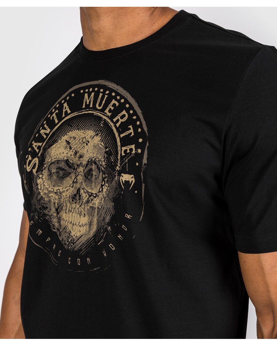 Venum Santa Muerte Dark Side - T-shirt - Zwart/bruin