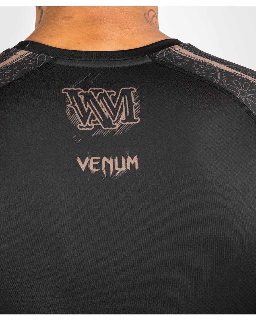 Venum Santa Muerte Dark Side - Rashguard Lange ærmer - Sort/brun