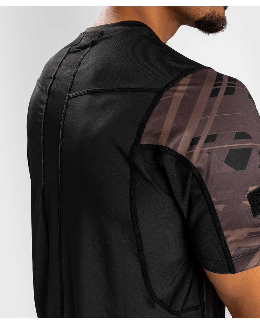 Venum Tecmo 2.0 Dry Tech T-shirt - Zwart/bruin